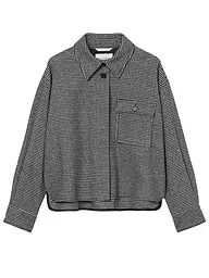 MARC O'POLO | Overshirt Boxy Fit | schwarz
