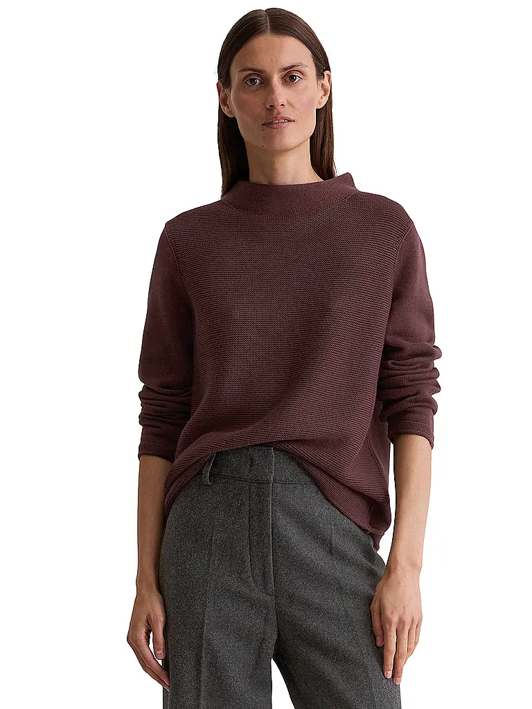 MARC O'POLO | Pullover  | dunkelrot