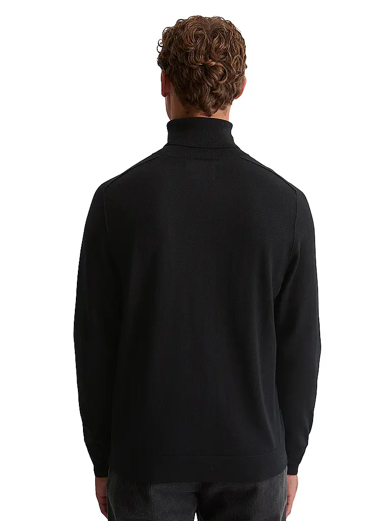 MARC O'POLO | Rollkragenpullover  | Schwarz