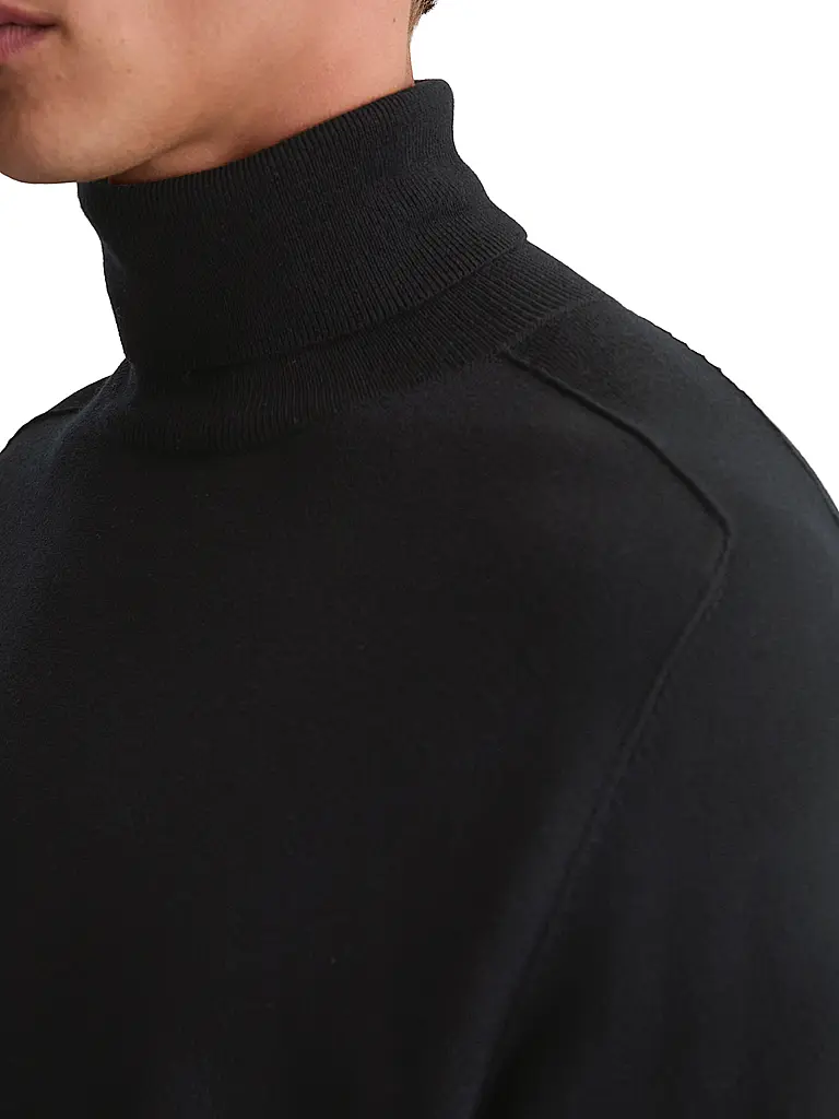 MARC O'POLO | Rollkragenpullover  | Schwarz