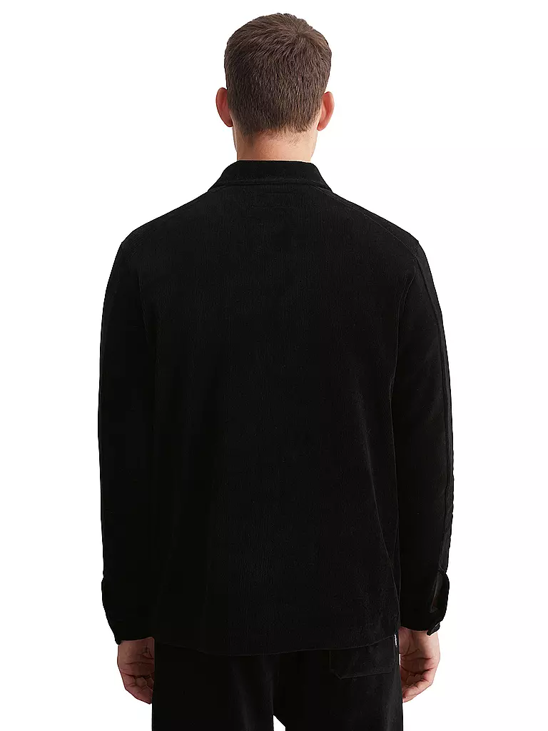 MARC O'POLO | Samtjacke  | Schwarz
