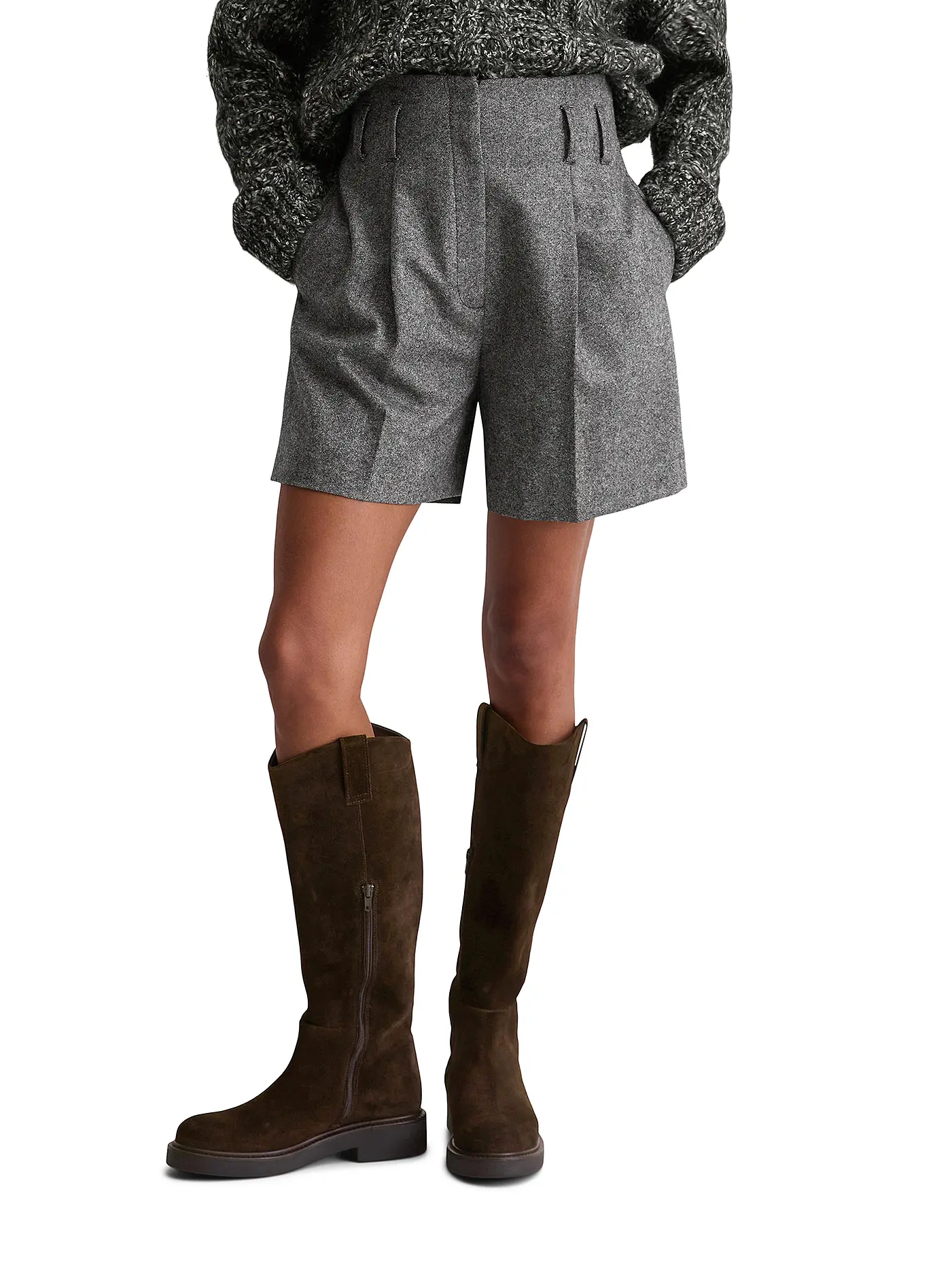 MARC O'POLO | Shorts  | grau