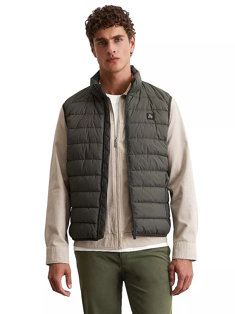 MARC O'POLO | Steppgilet | dunkelgrün