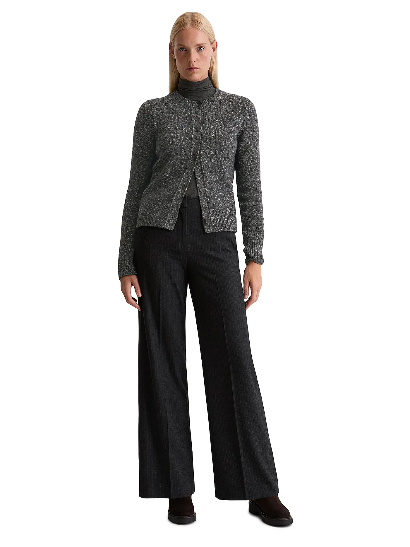 MARC O'POLO | Strickjacke | grau
