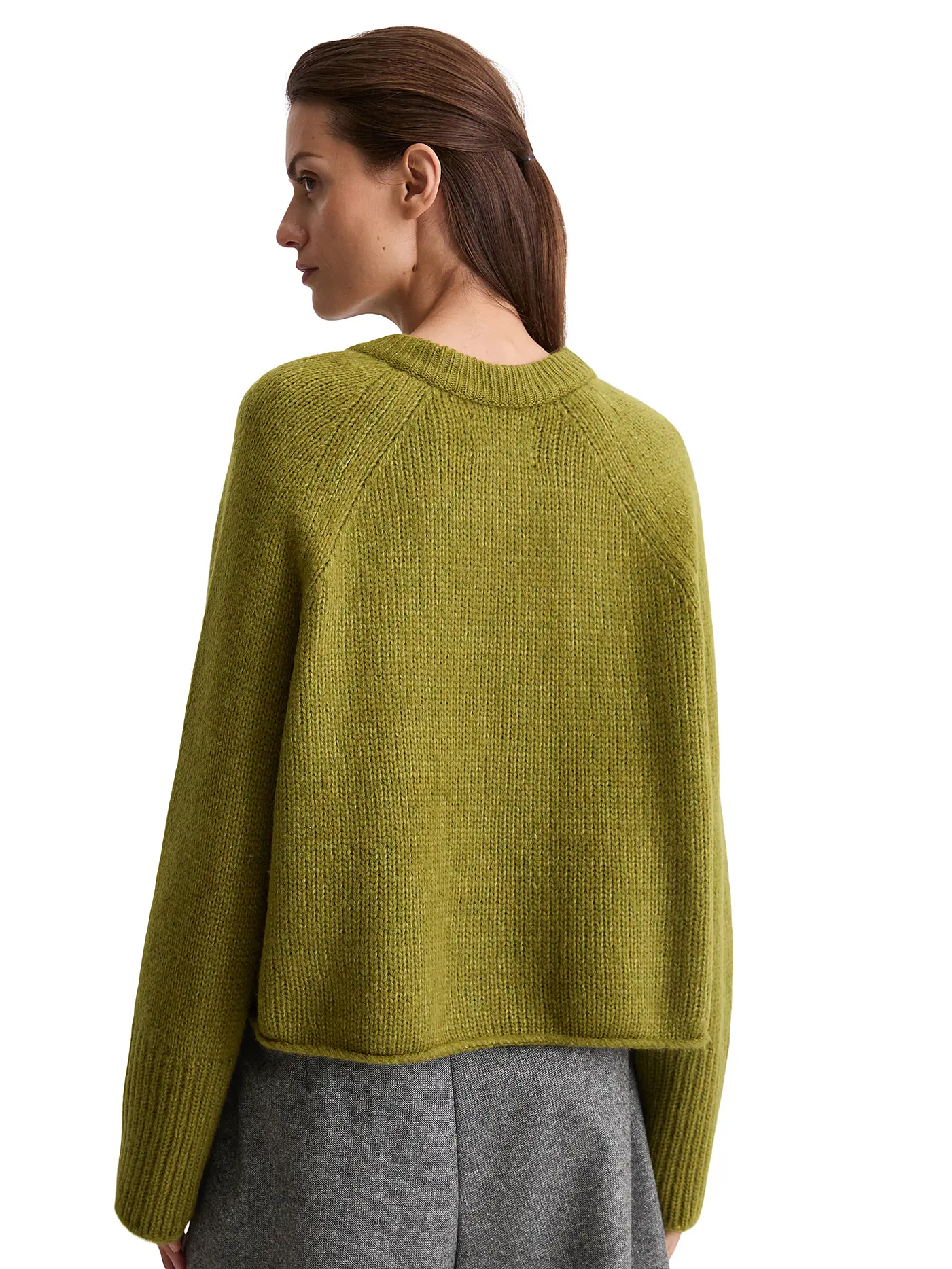 MARC O'POLO | Strickjacke | olive