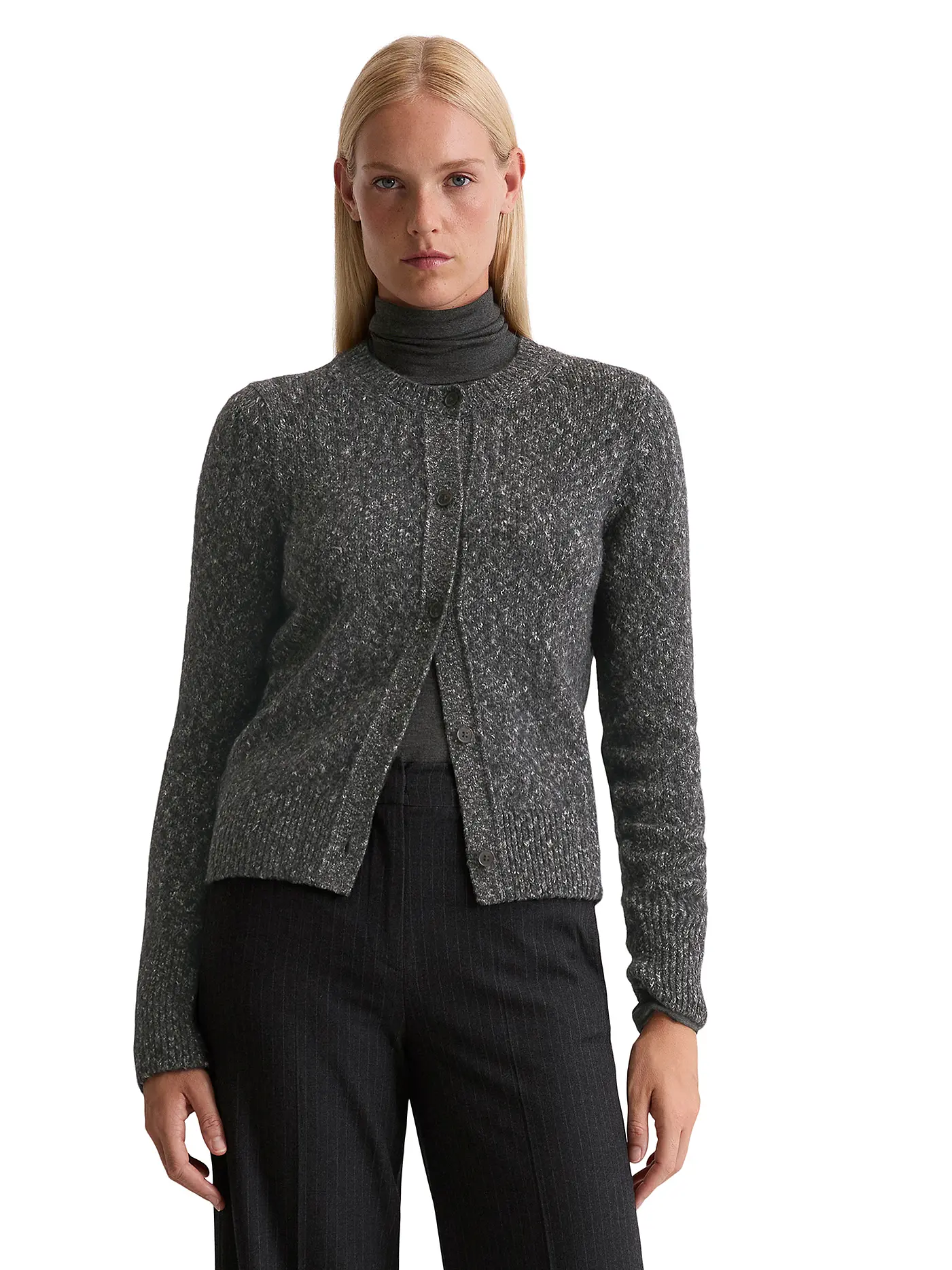 MARC O'POLO | Strickjacke | grau