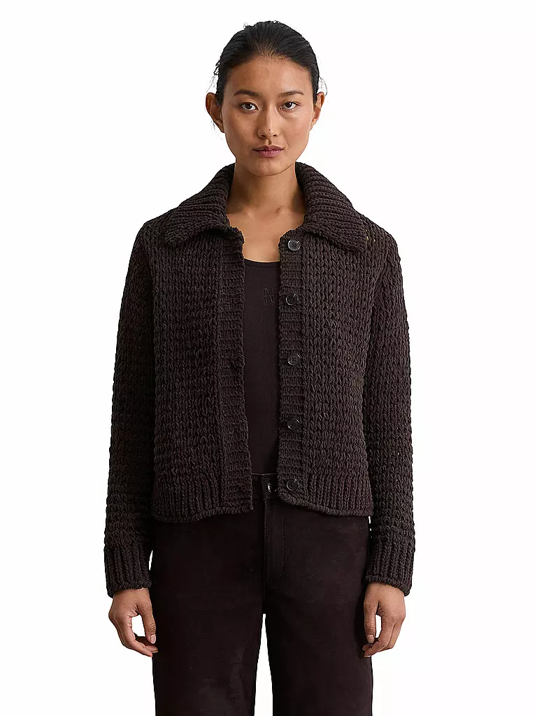 MARC O'POLO | Strickjacke | braun
