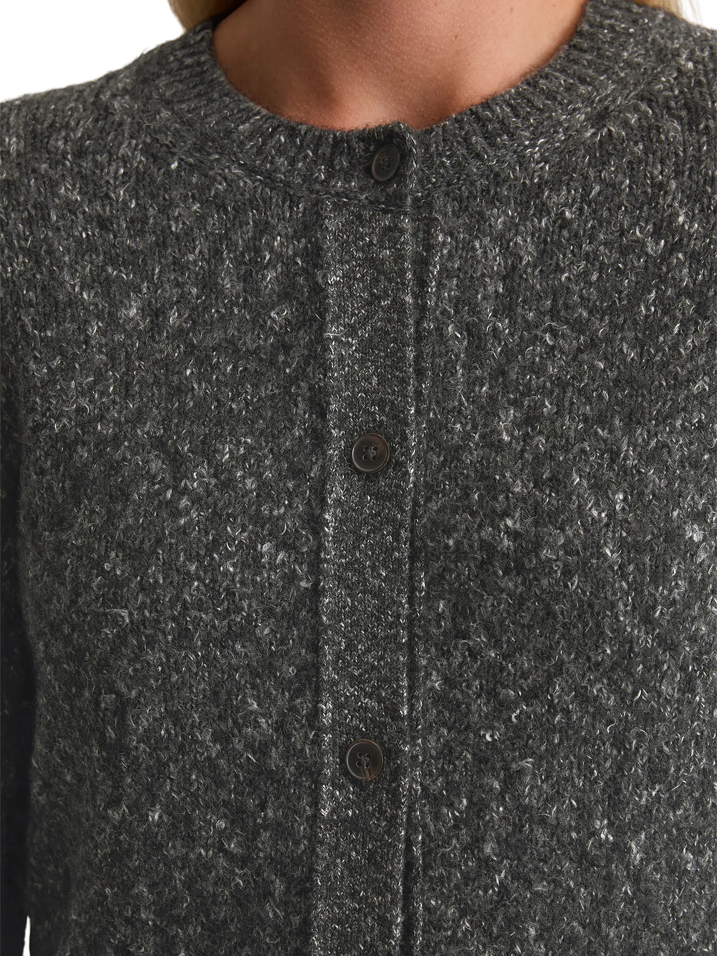 MARC O'POLO | Strickjacke | grau