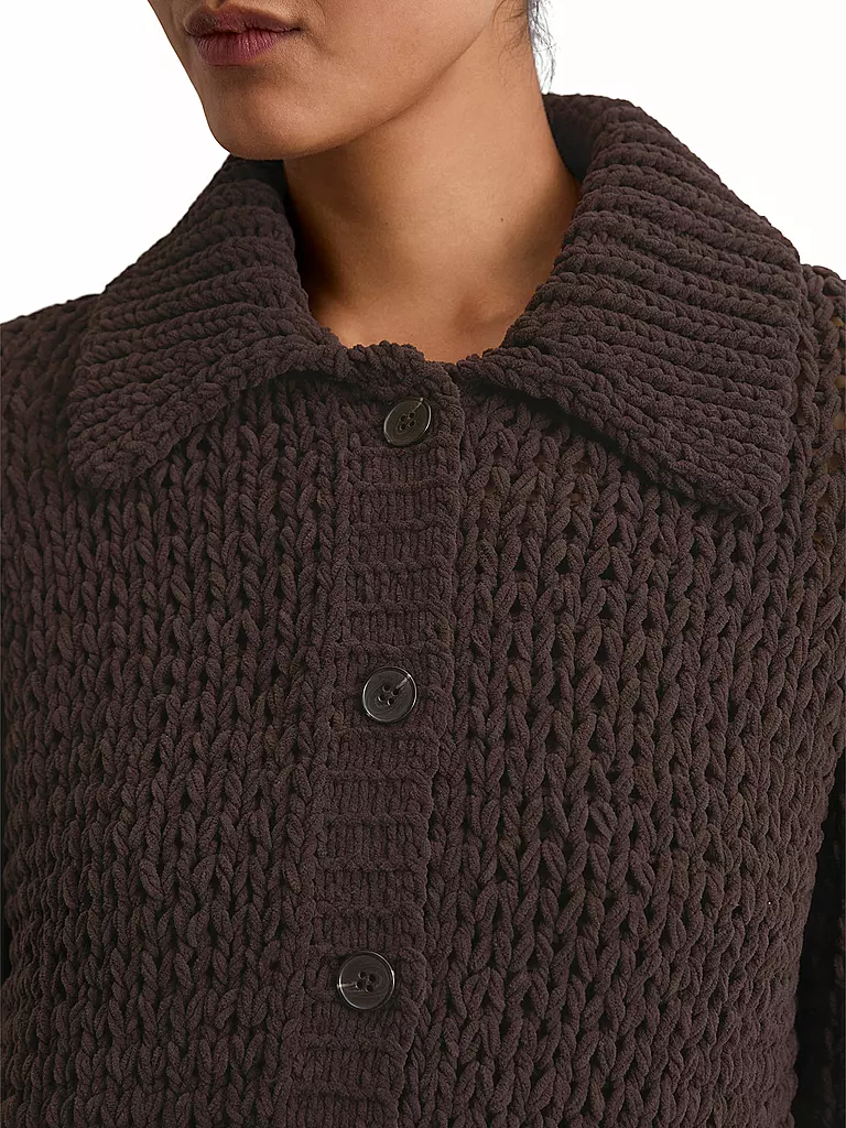 MARC O'POLO | Strickjacke | braun