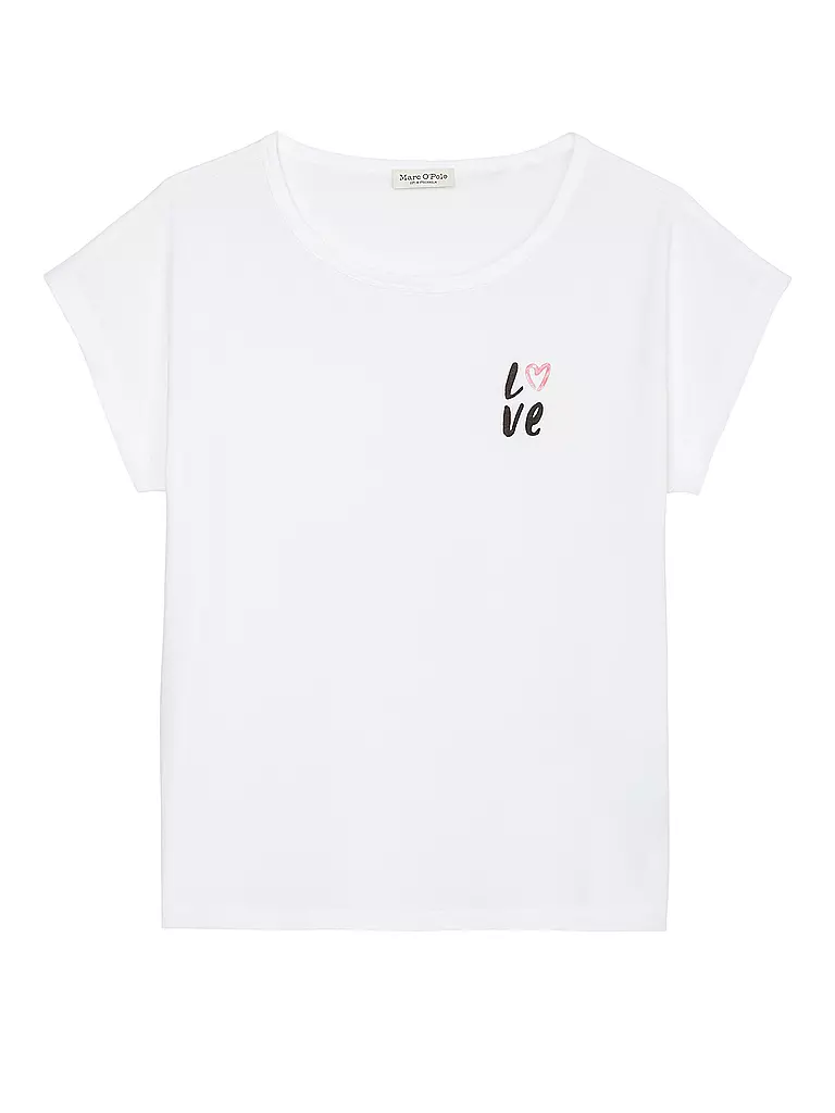 MARC O'POLO | T-Shirt  | Weiss