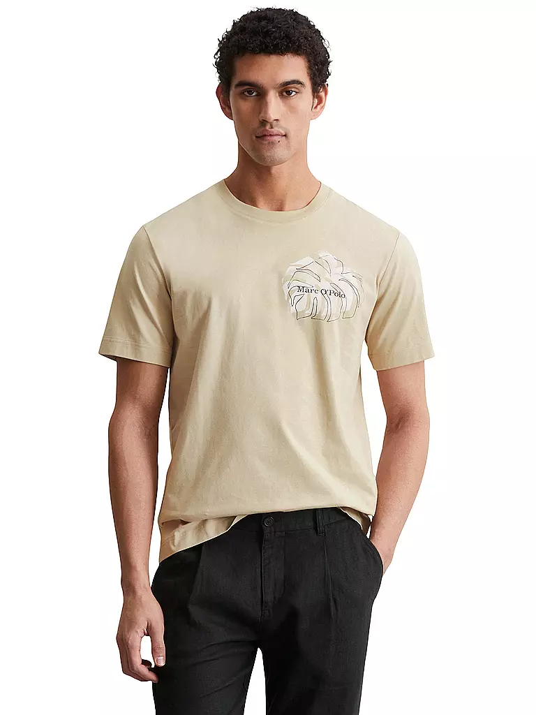 MARC O'POLO | T-Shirt  | Creme