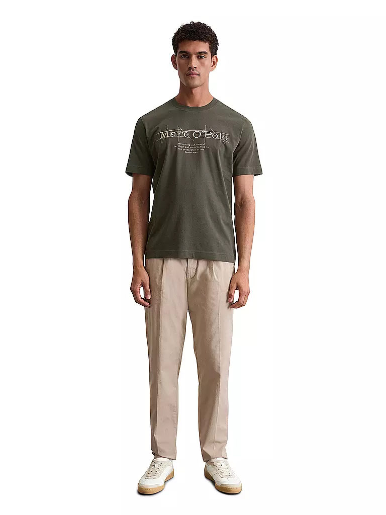 MARC O'POLO | T-Shirt  | braun