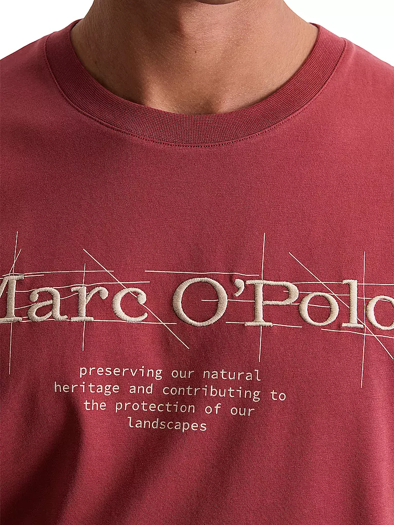 MARC O'POLO | T-Shirt  | rot