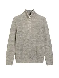 MARC O'POLO | Troyer Pullover  | beige