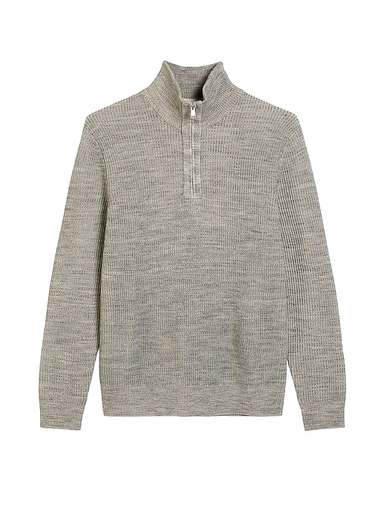 MARC O'POLO | Troyer Pullover  | beige
