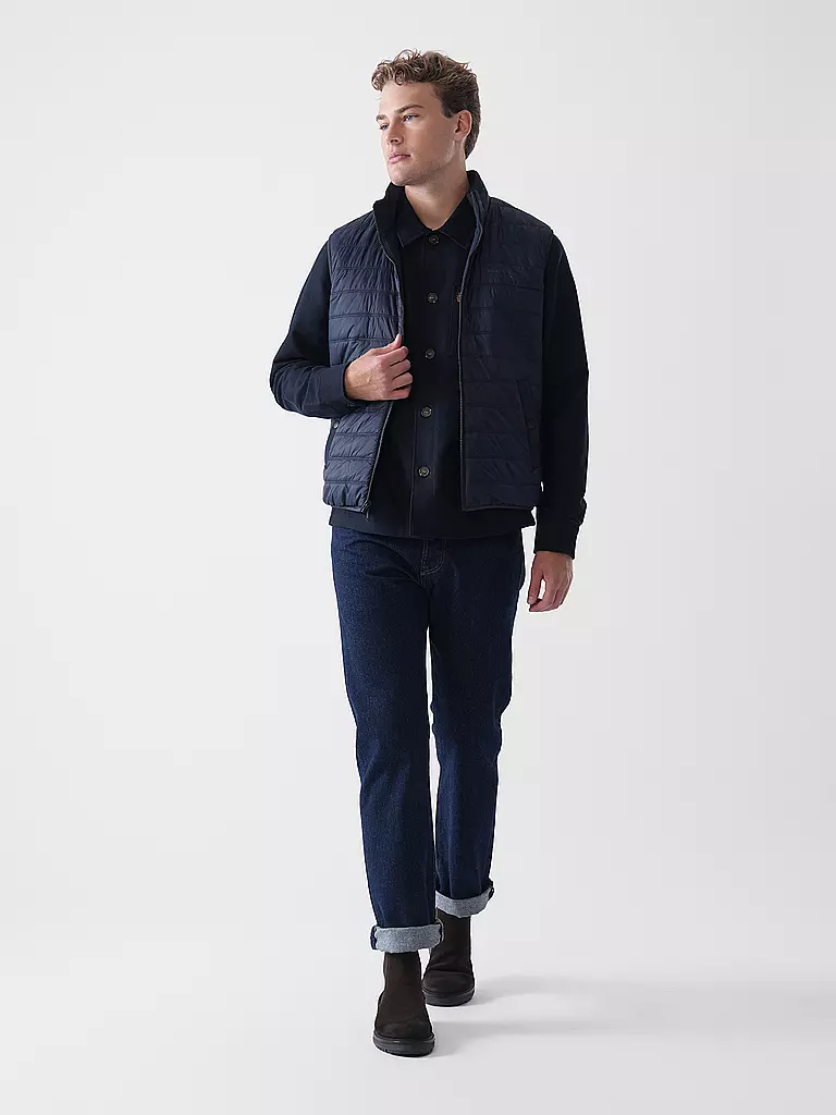 MARC O'POLO | Wende Gilet | blau