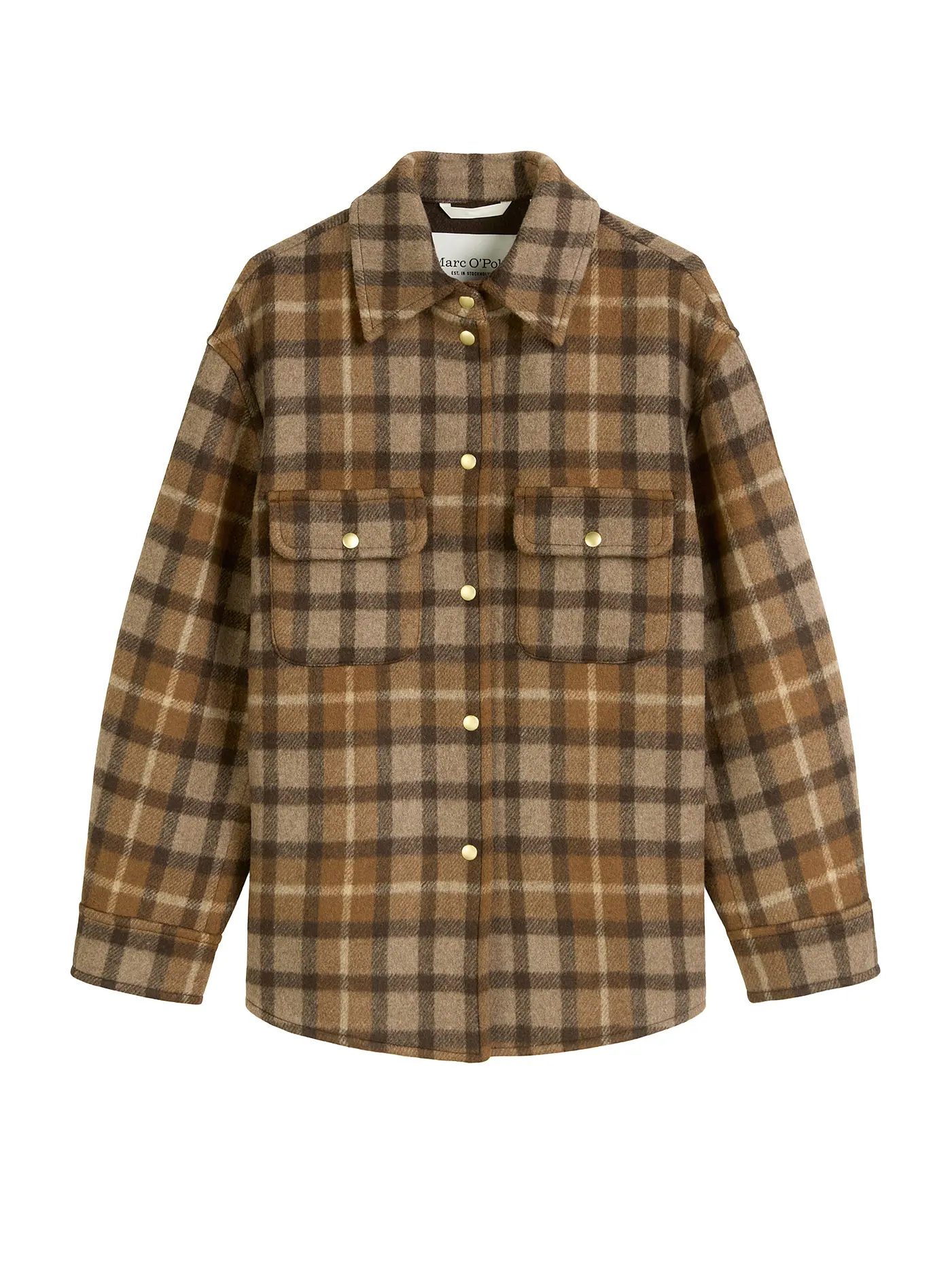 MARC O'POLO | Wolljacke  | braun