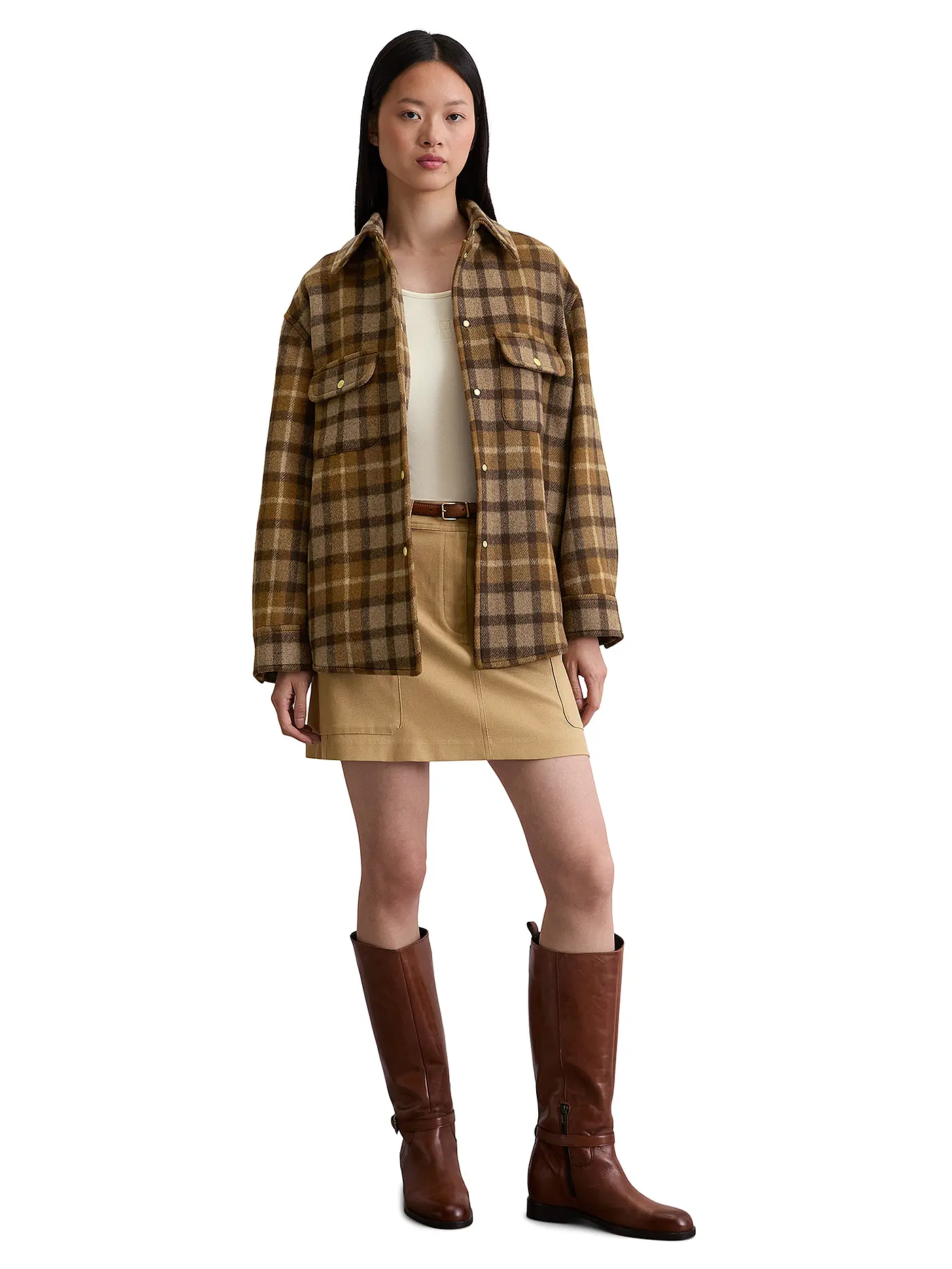 MARC O'POLO | Wolljacke  | braun