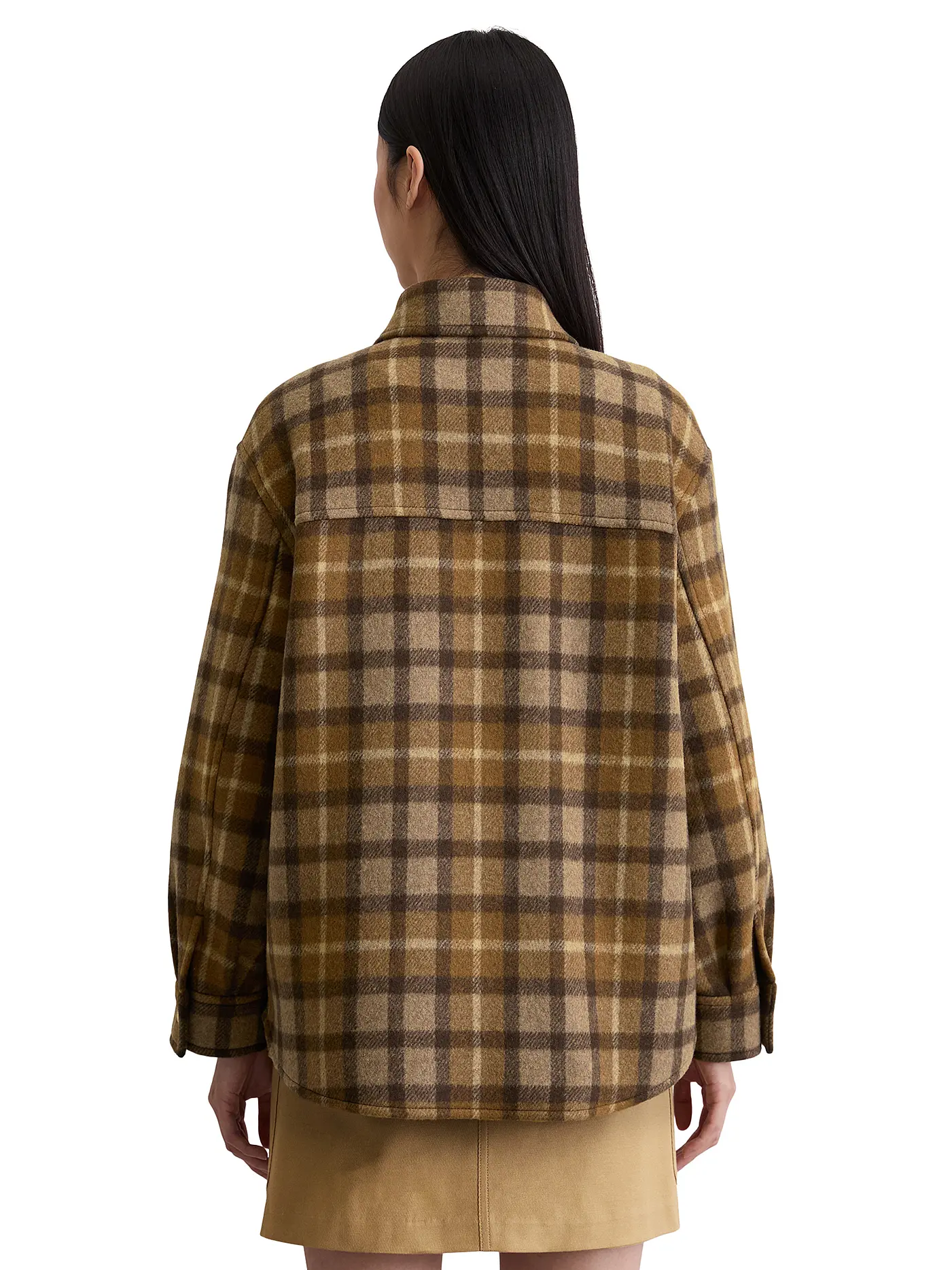 MARC O'POLO | Wolljacke  | braun