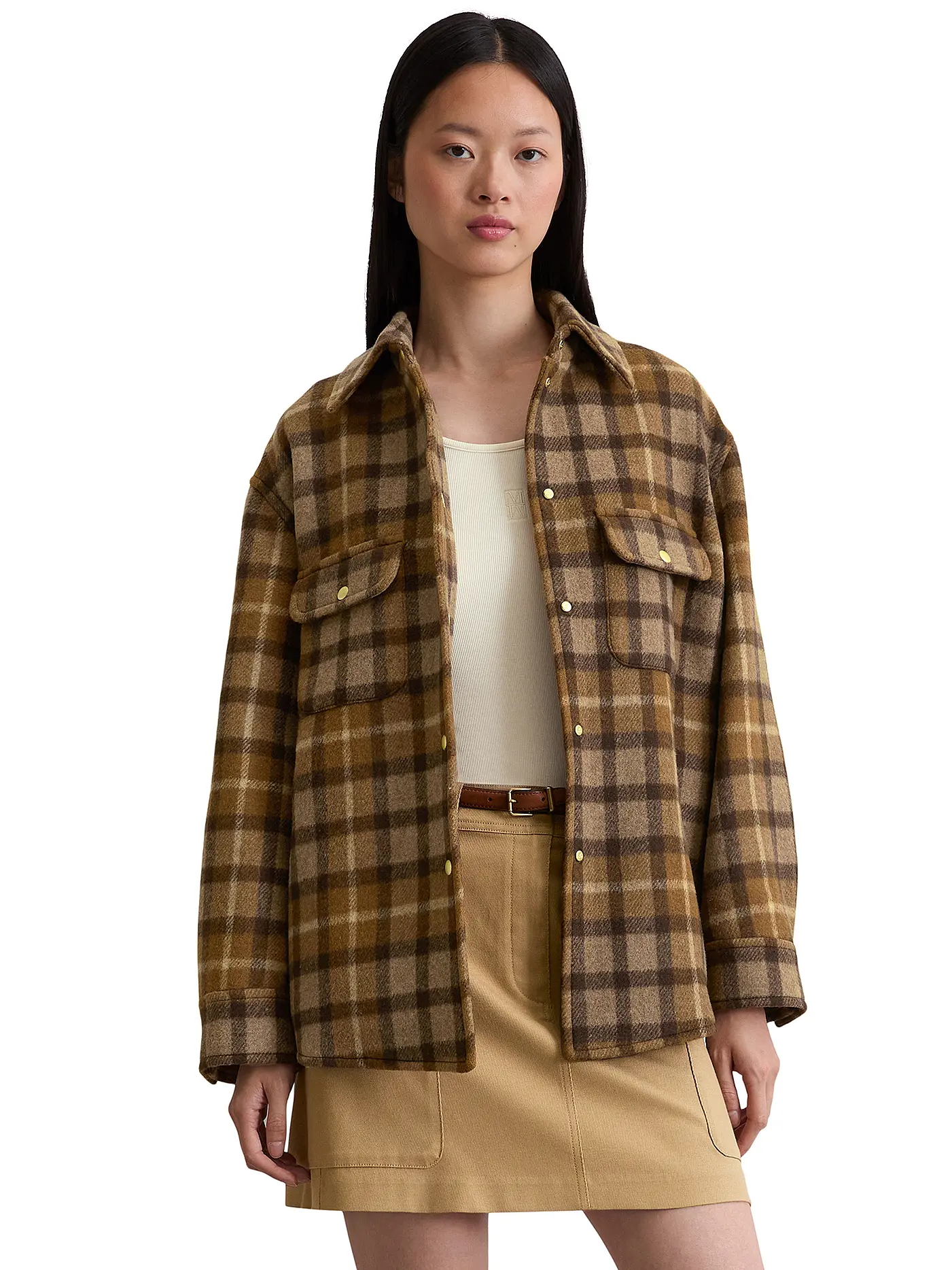 MARC O'POLO | Wolljacke  | braun