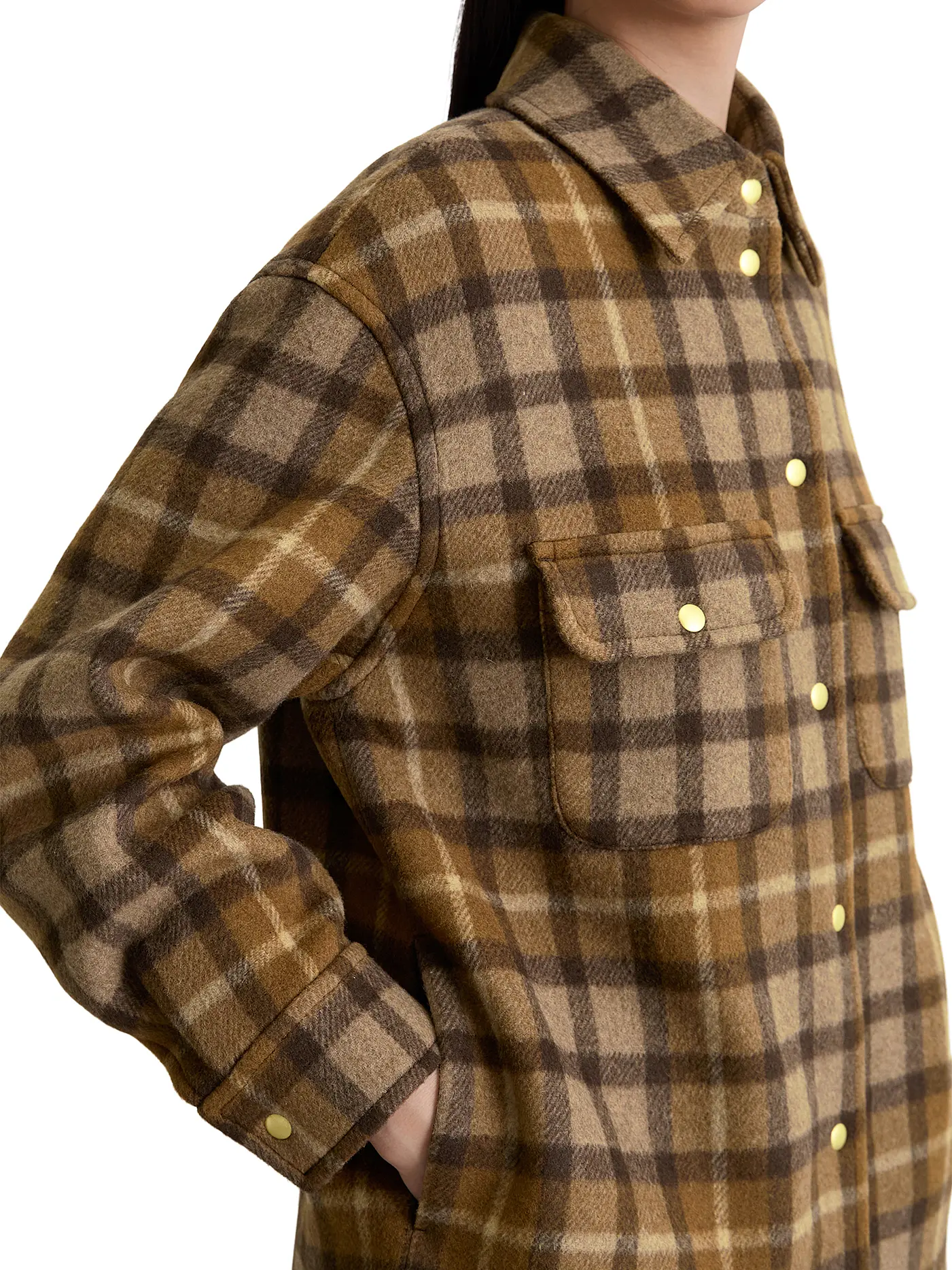 MARC O'POLO | Wolljacke  | braun