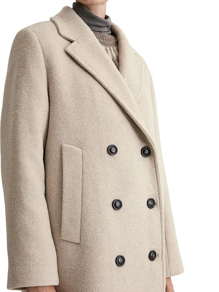 MARC O'POLO | Wollmantel  | creme