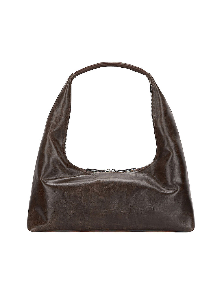 MARGESHERWOOD Sac en cuir - Hobo Bag Large marron