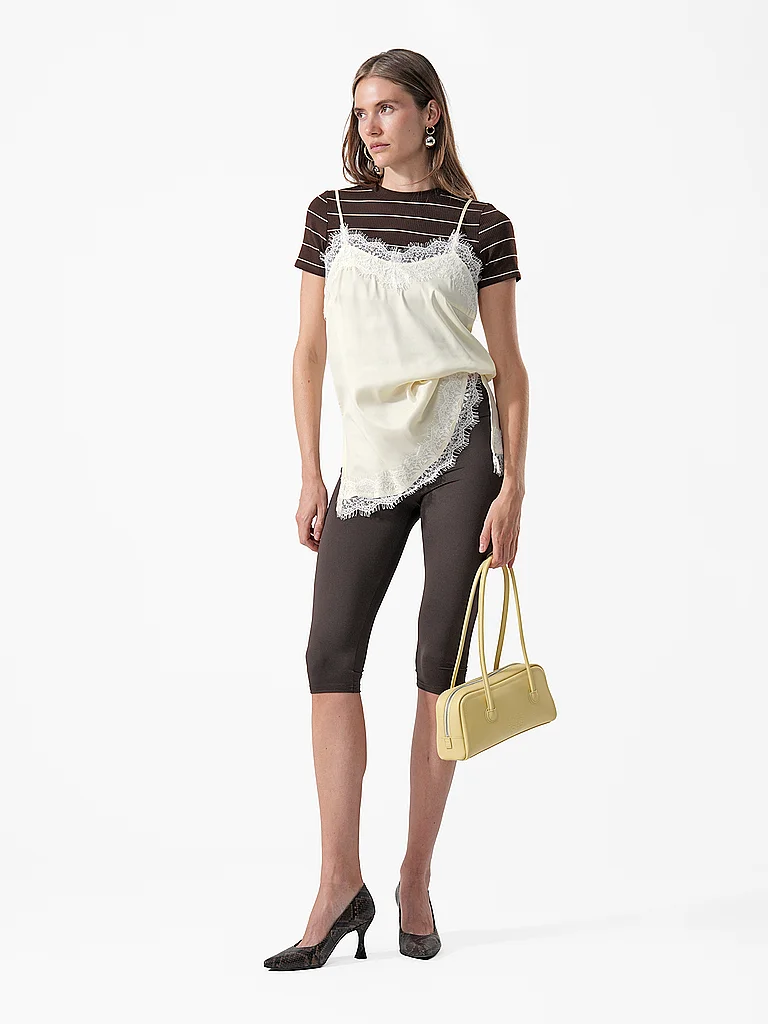 MARGESHERWOOD Sac en cuir - Sac à bandoulière SOFT BOSTON EW jaune