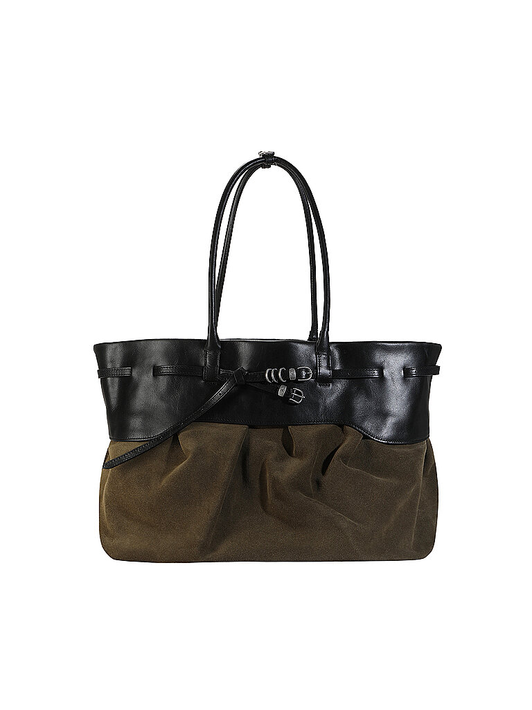 MARGESHERWOOD Ledertasche - Shopper olive