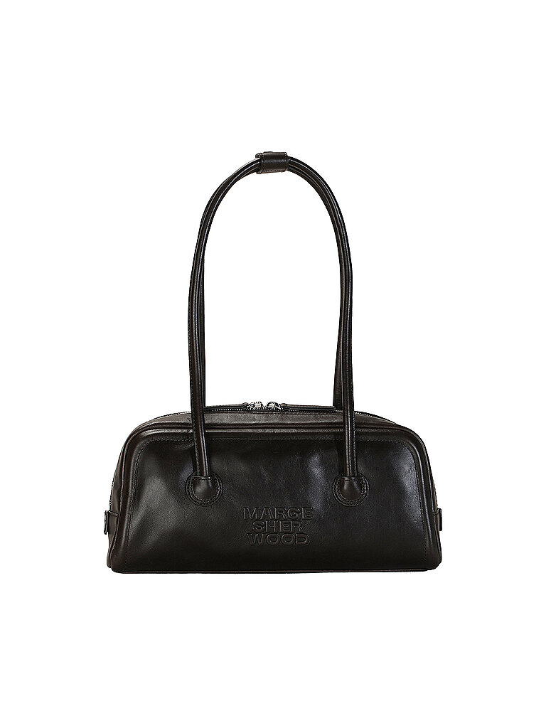 MARGESHERWOOD Ledertasche - Schultertasche SOFT BOSTON EW braun