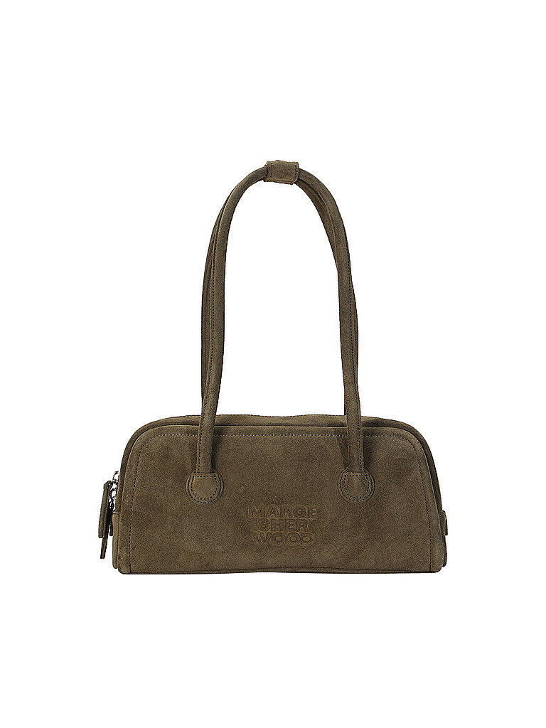 MARGESHERWOOD Ledertasche - Schultertasche SOFT BOSTON NEW olive