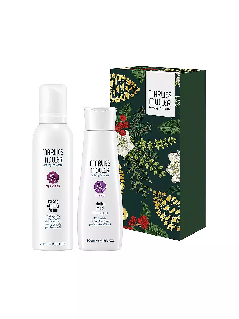 MARLIES MÖLLER | Geschenkset - Daily Mild Shampoo & Strong Styling Foam 2x200ml  | keine Farbe