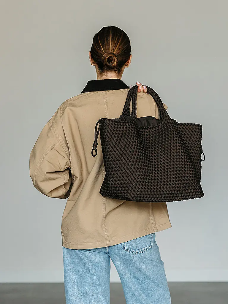 MARREA | Tasche - Tote Bag ALWAYS ON THE RUN Large | braun