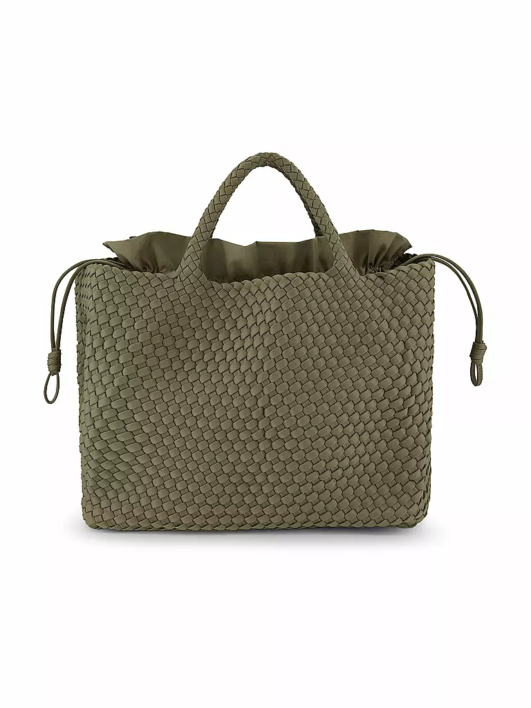 MARREA | Tasche - Tote Bag ALWAYS ON THE RUN Large | hellgrün