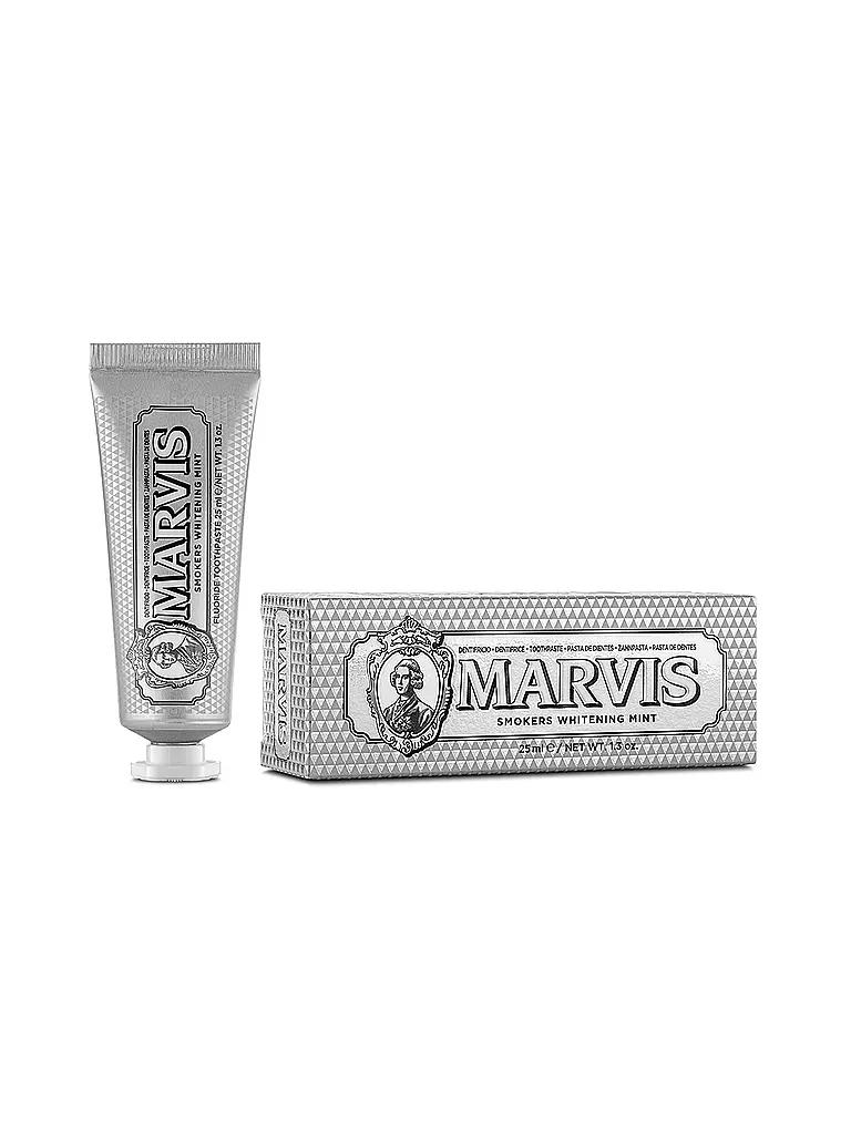 MARVIS | Zahnpasta - Smokers Whitening Mint 25ml | weiss