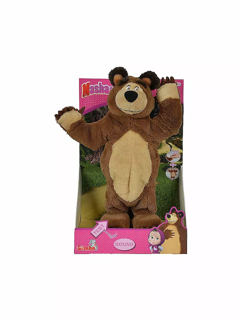 MASHA UND DER BÄR | Mascha und der Bär Tanzender Misha Bär 32cm  | 