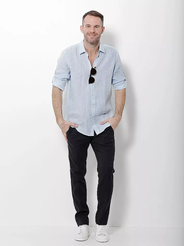 MASON'S | Leinenhose | blau