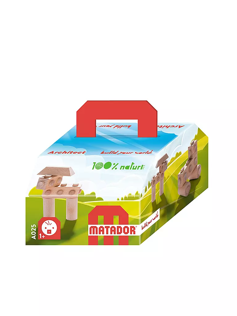 MATADOR | Baby-Holzbaukasten ARCHITECT A025 | transparent