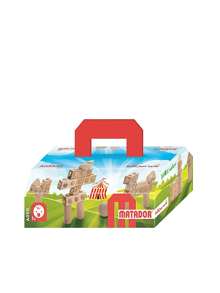 MATADOR | Baby-Holzbaukasten ARCHITECT A050 | transparent