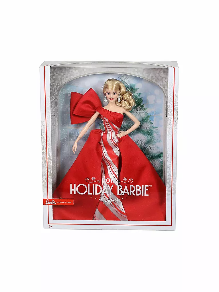 MATTEL | 2019 Holiday Barbie™ Doll "Collector Edition" FXF01 | transparent