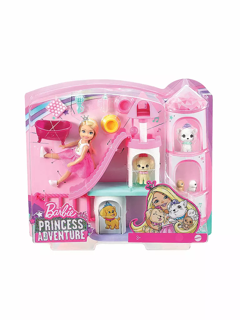 MATTEL | Barbie „Prinzessinnen Abenteuer” Chelsea Haustier Spielset und Puppe | keine Farbe