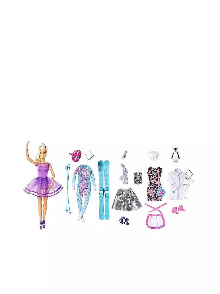 MATTEL | Barbie - Adventskalender 2018  | transparent