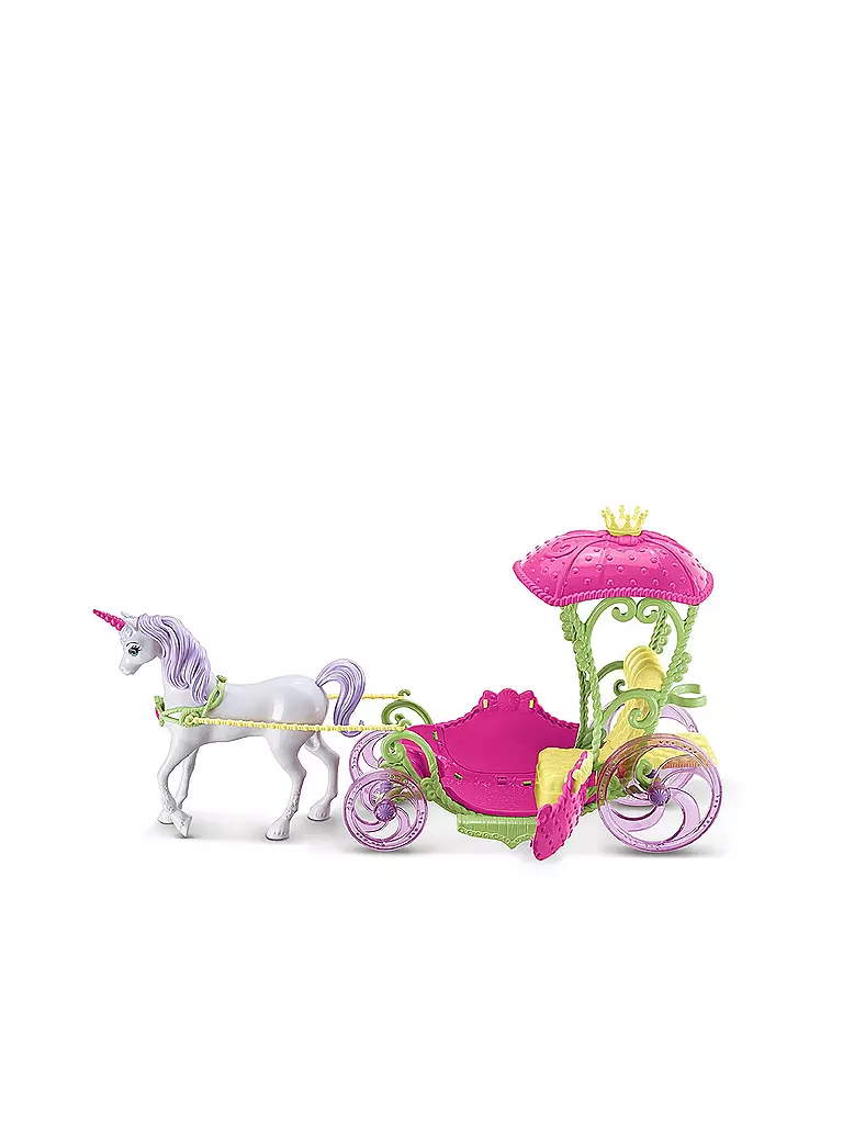 MATTEL | Barbie - Bonbon Prinzessin - Einhorn und Kutsche  | transparent