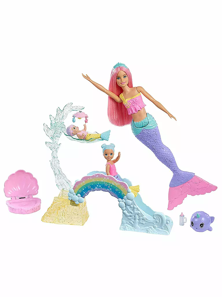 MATTEL | Barbie - Dreamtopia Meerjungfrauen Pupen mit Spielplatz | keine Farbe