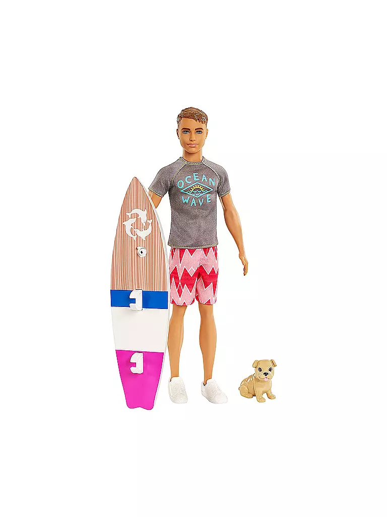 MATTEL | Barbie - Magie der Delfine - Surfer Ken | transparent