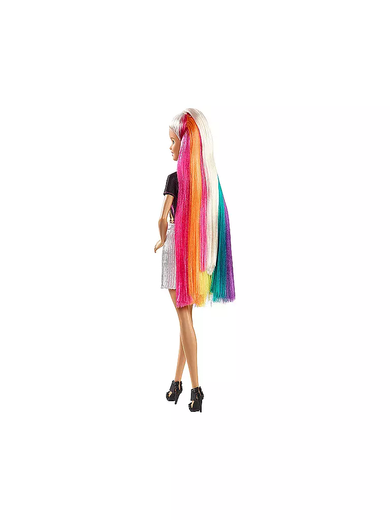 MATTEL | Barbie - Regenbogen-Glitzerhaar Puppe  | keine Farbe