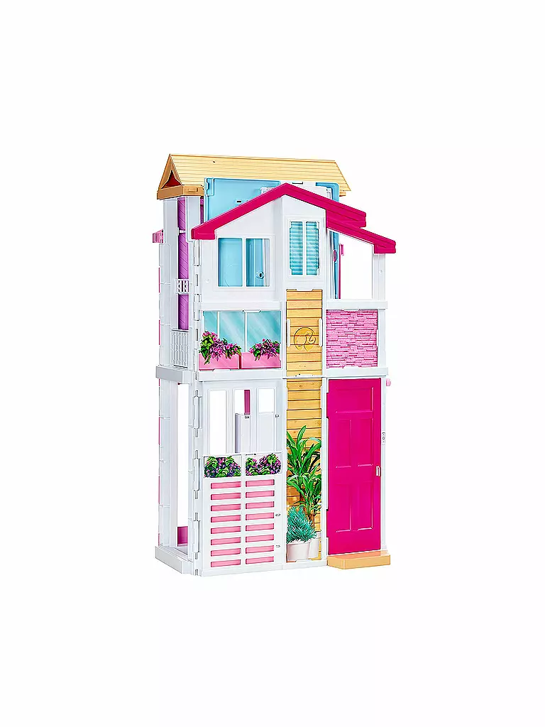 MATTEL | Barbie 3 Etagen Stadthaus  | transparent
