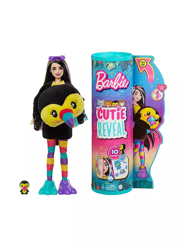 MATTEL | Barbie Color Reveal Jungle Toucan  | keine Farbe