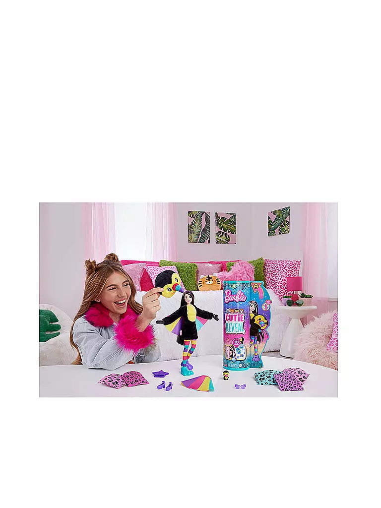 MATTEL | Barbie Color Reveal Jungle Toucan  | keine Farbe