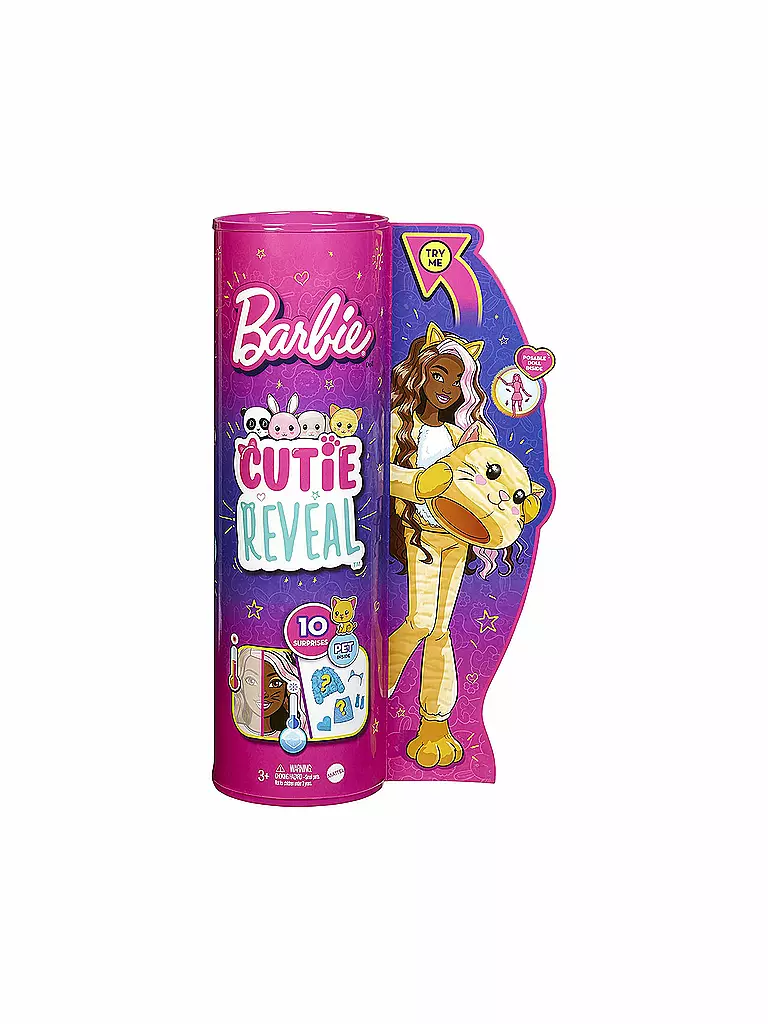 MATTEL | Barbie Cutie Reveal Puppe – Katze | keine Farbe
